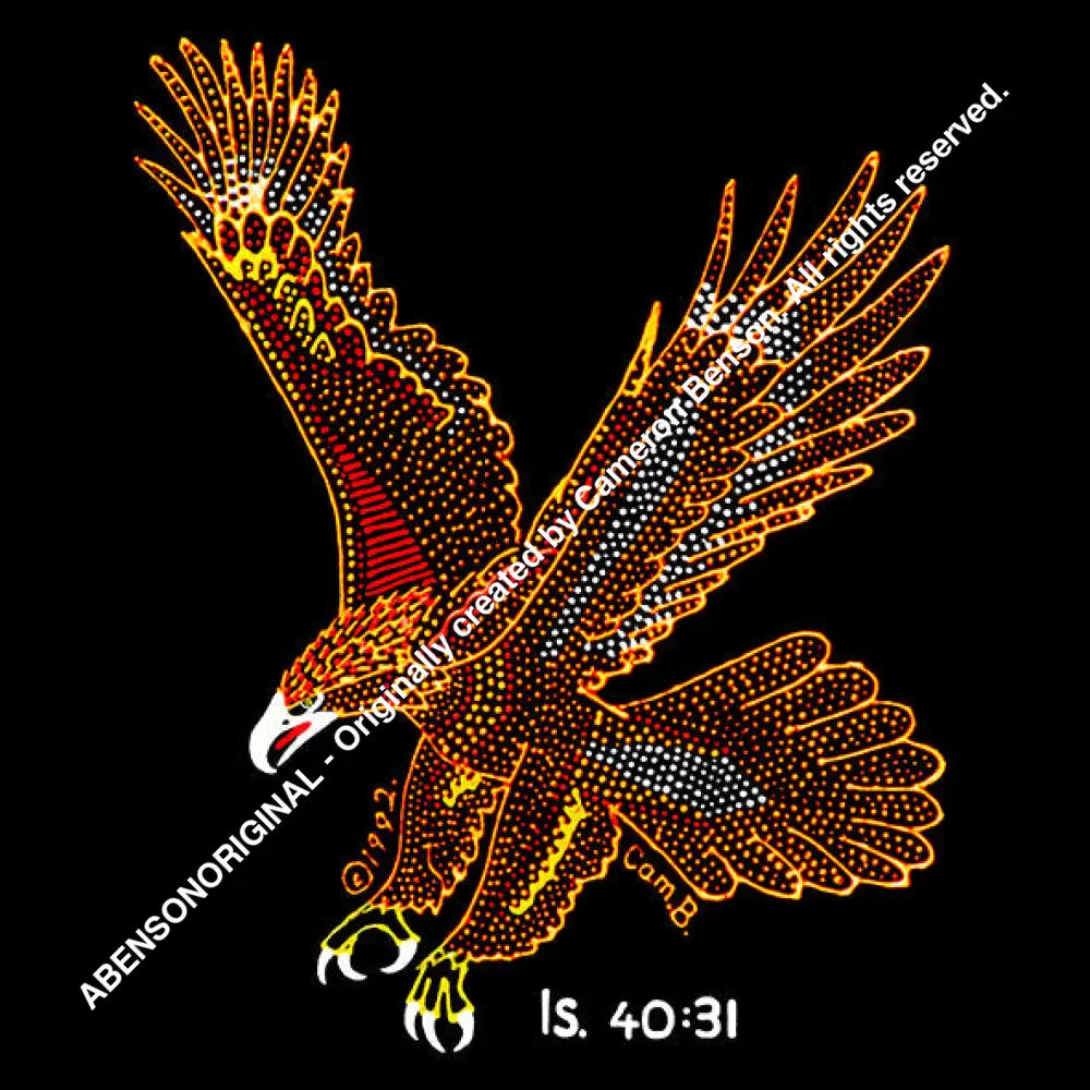 036 Eagle Is 40:31 A4 - Square Print