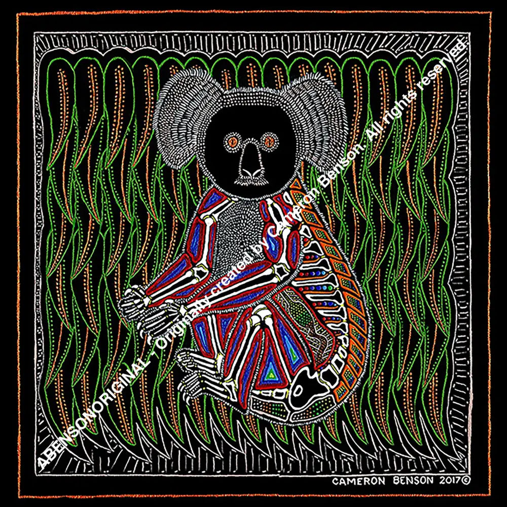 054 Koala Dreaming Acrylic Coaster