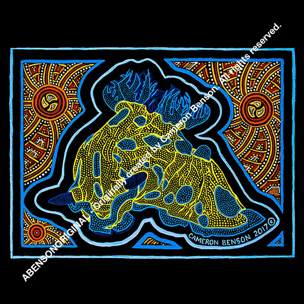 059 Sea Slug Glass Coaster