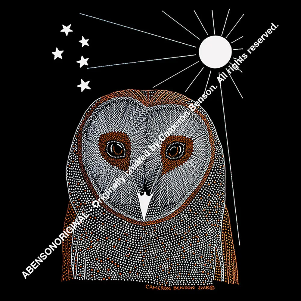 083 Owl Acrylic Coaster