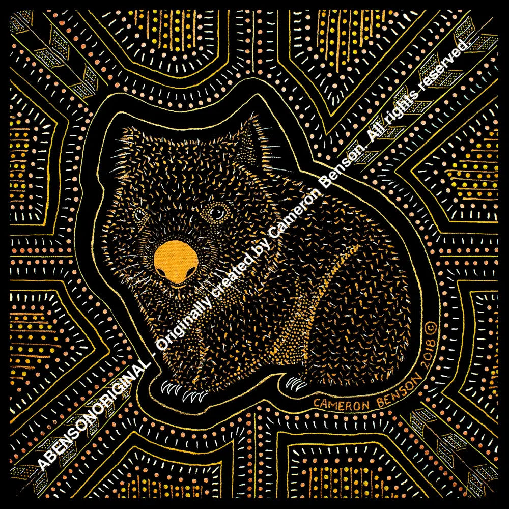105 Wombat A4 - Square Print