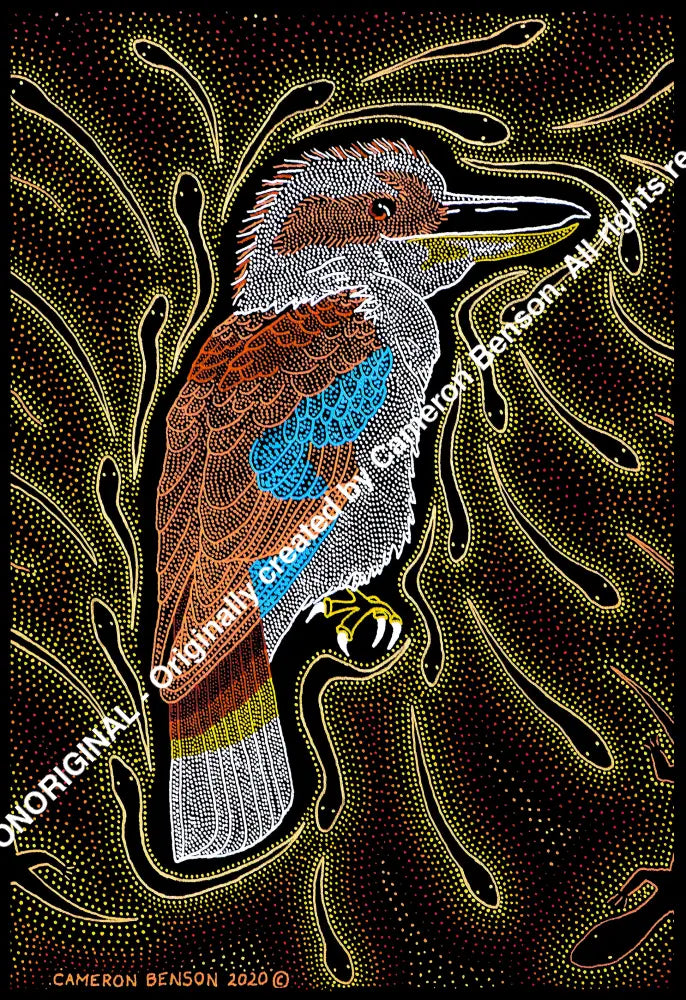 115 Kookaburra Dreaming A4 - Portrait Print