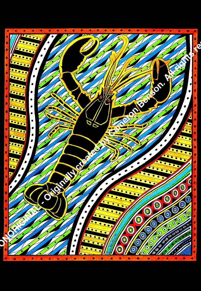 004 Yabby On White Gift Card
