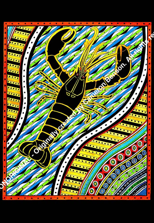 004 Yabby On White Gift Card
