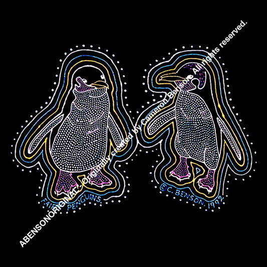 030 Fairy Penguins Blue Magnet