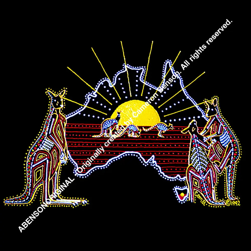 033 Aust Kangaroos Magnet