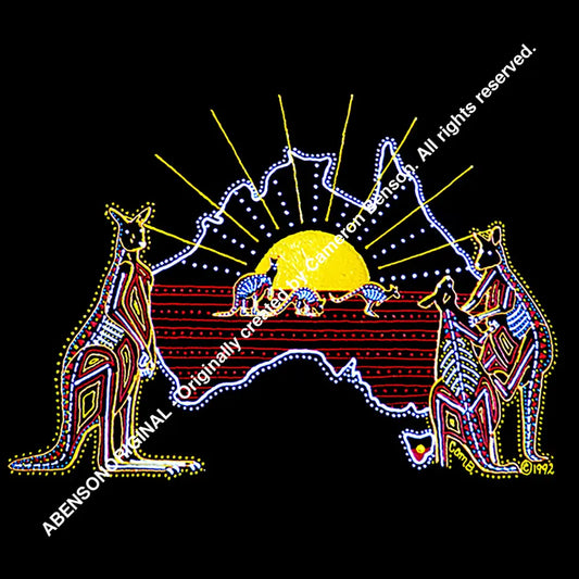 033 Aust Kangaroos Magnet