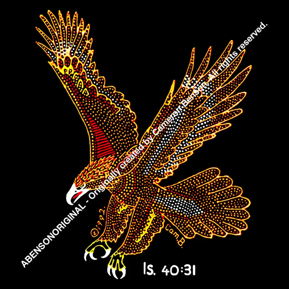 036 Eagle Is 40:31 Magnet