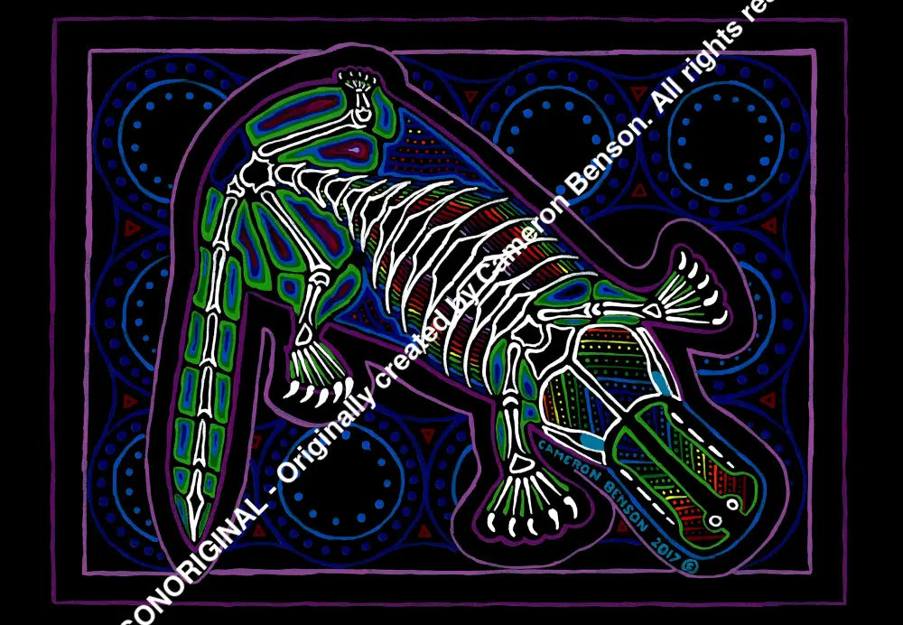 051 Platypus Blue Waterholes Gift Card