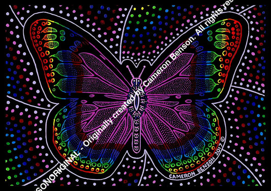 053 Rainbow Butterfly Gift Card