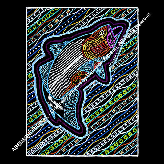 056 Barramundi Dreaming Acrylic Coaster