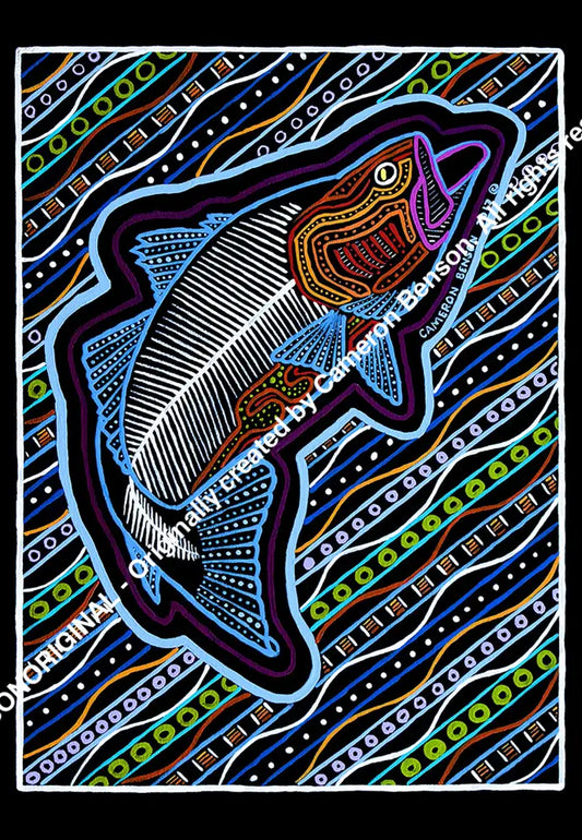 056 Barramundi Dreaming Post Card