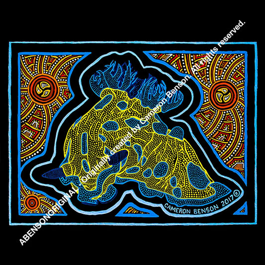 059 Sea Slug Acrylic Coaster