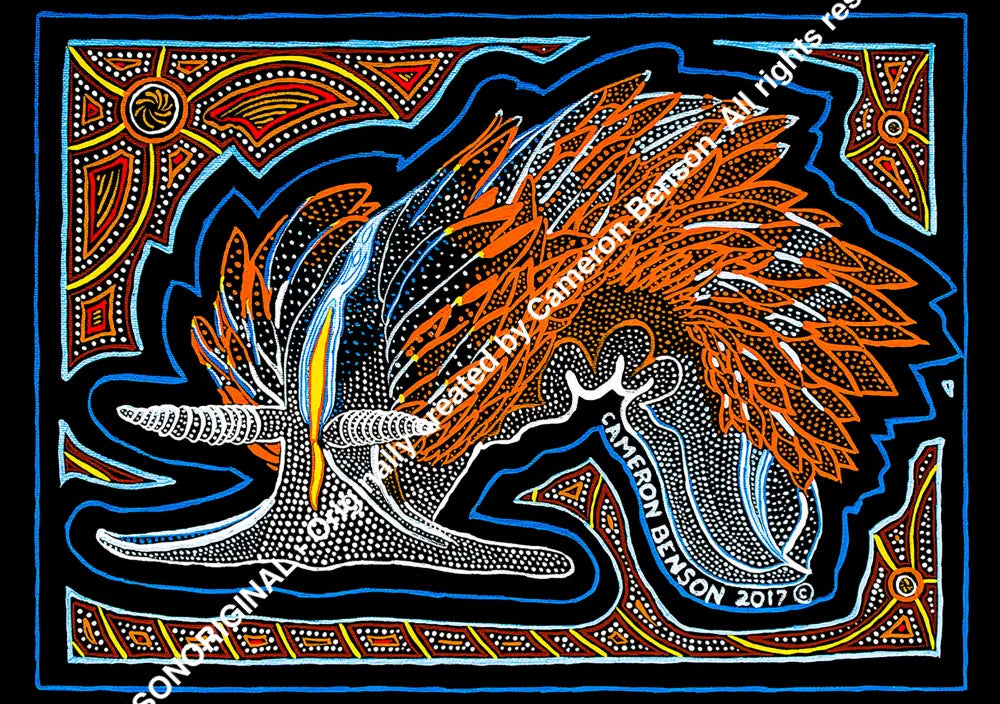 060 Sea Slug A4 - Landscape Print