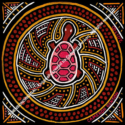 066 Turtle A4 - Square Print