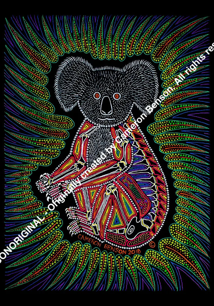 068 Koala A4 - Portrait Print