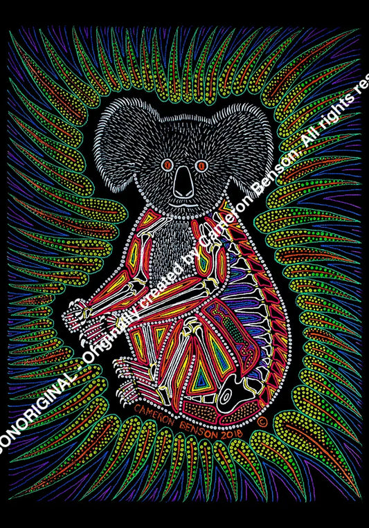 068 Koala A4 - Portrait Print