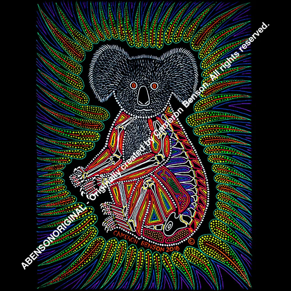 068 Koala Acrylic Coaster