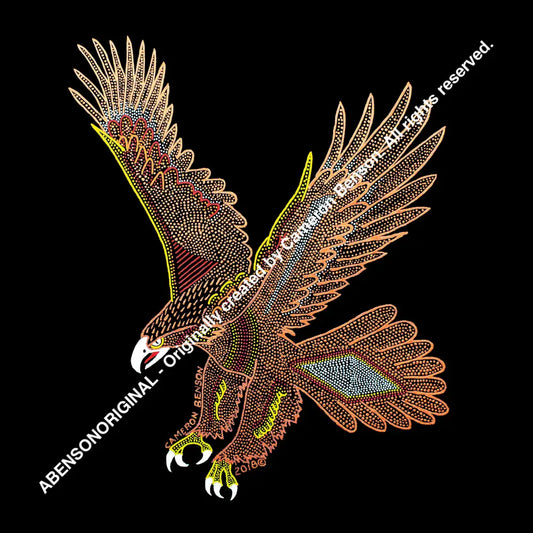 069 Eagle A4 - Square Print