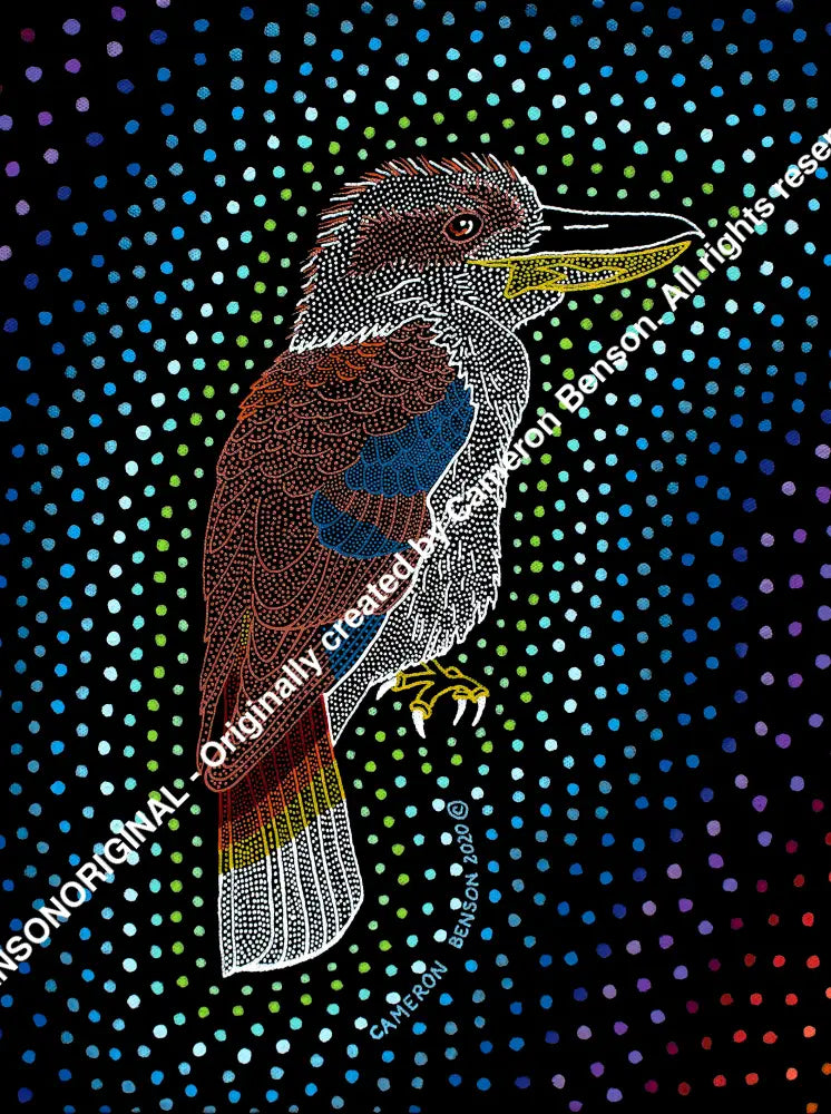 072 Kookaburra Tee Towel