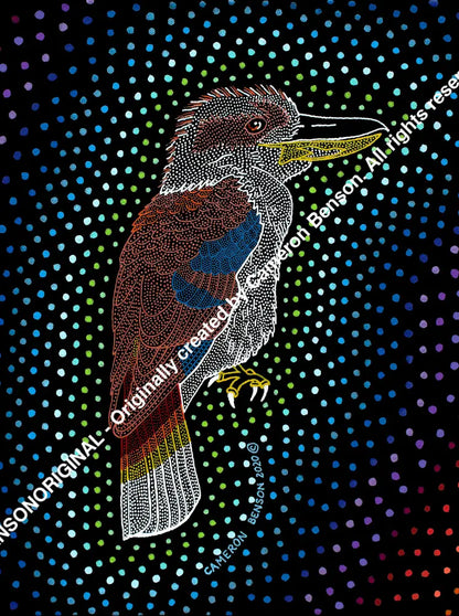 072 Kookaburra Tee Towel