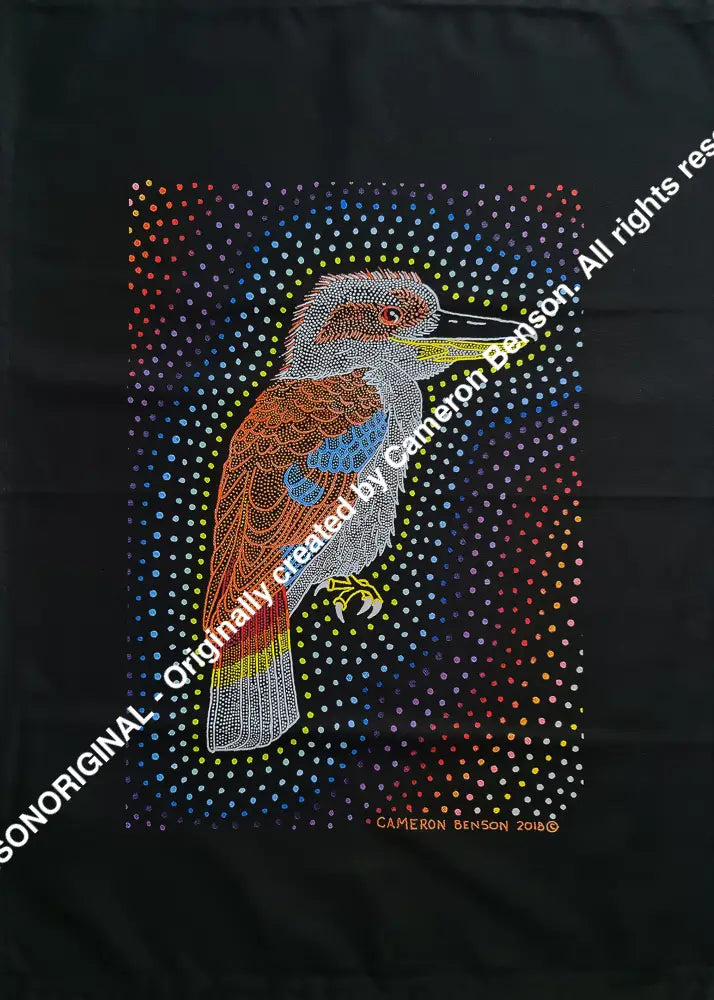 072 Kookaburra Tee Towel