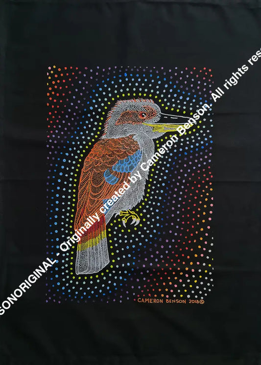 072 Kookaburra Tee Towel