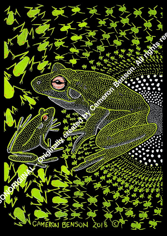 074 Green Tree Frog Gift Card