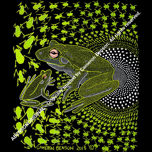 074 Green Tree Frog Magnet