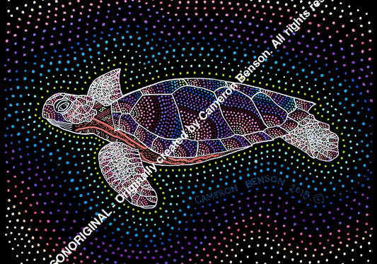 078 Turtle Side View Gift Card