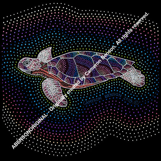 078 Turtle Side View Magnet