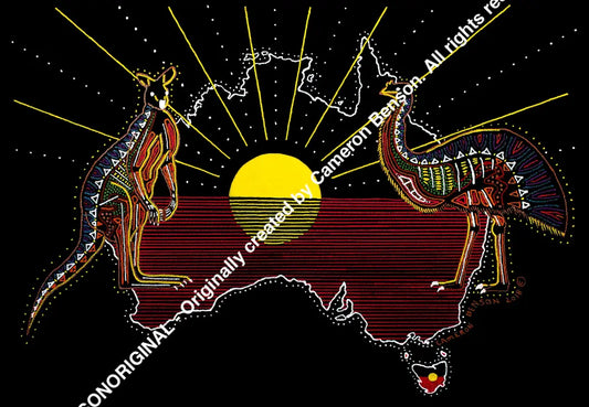 082 Aust Kangaroo & Emu Post Card