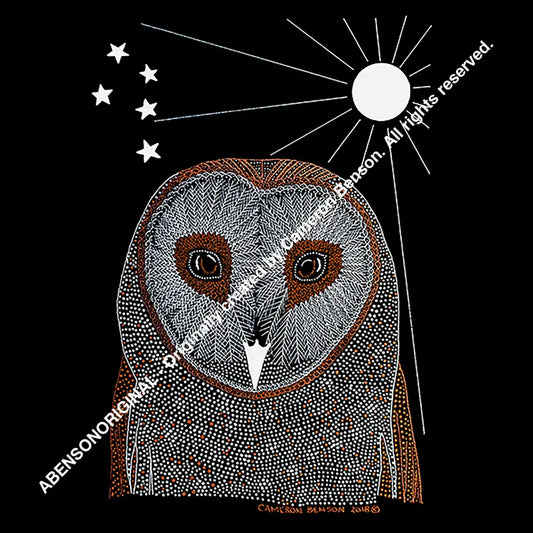 083 Owl Acrylic Coaster