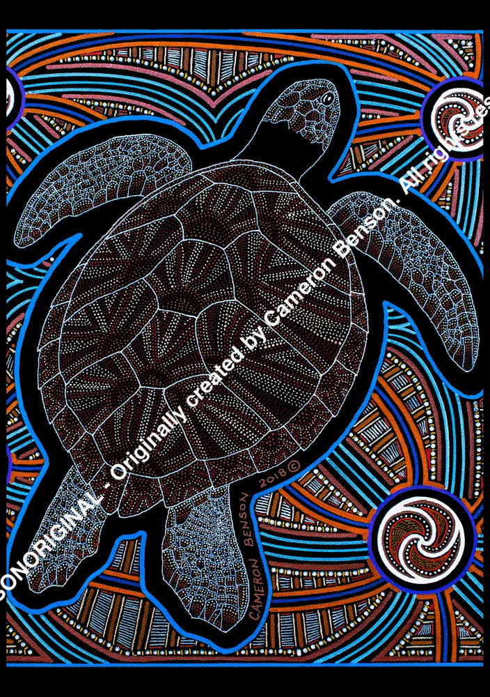 084 Sea Turtle Post Card