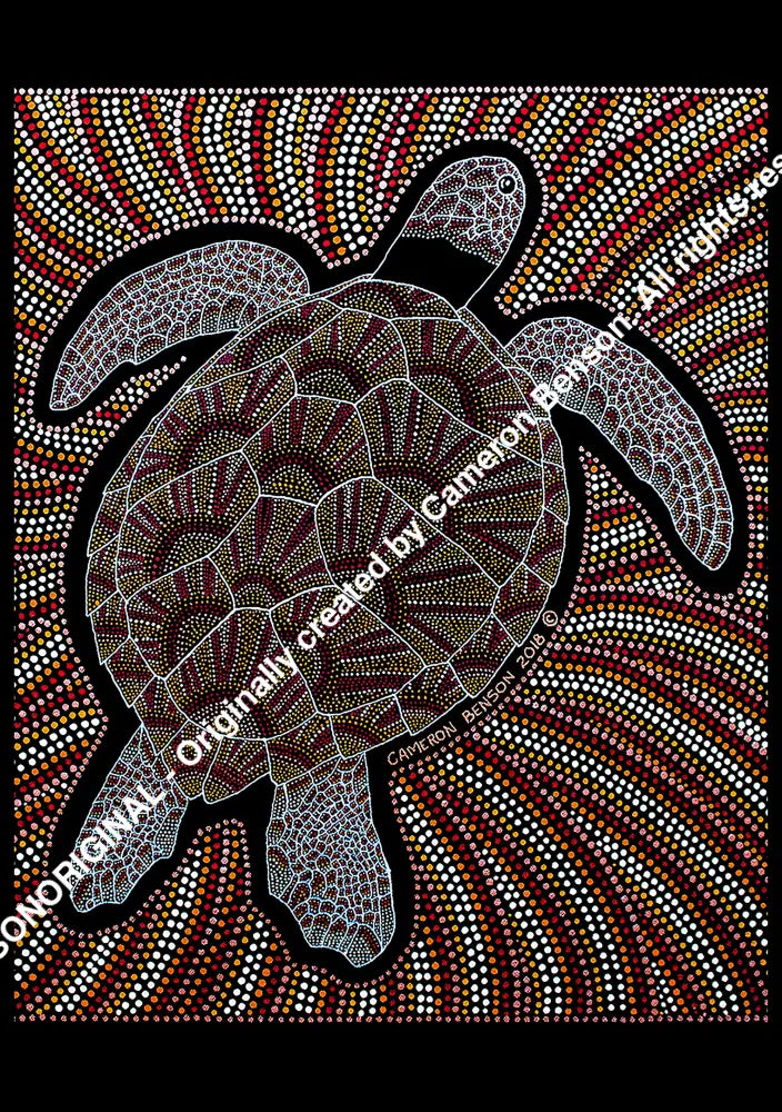 086 Sea Turtle Post Card