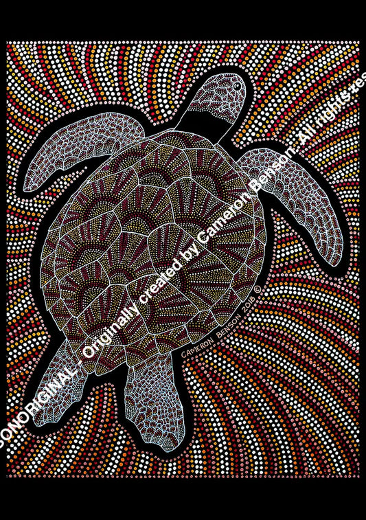 086 Sea Turtle Post Card