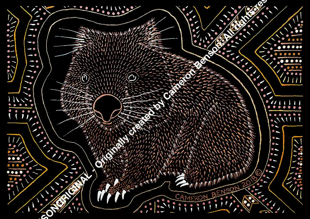087 Wombat Post Card