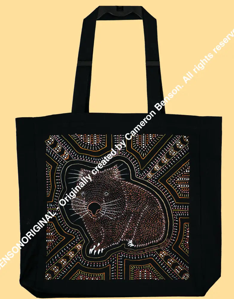 087 Wombat Tote Bag
