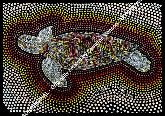 090 Turtle Side View Gift Card