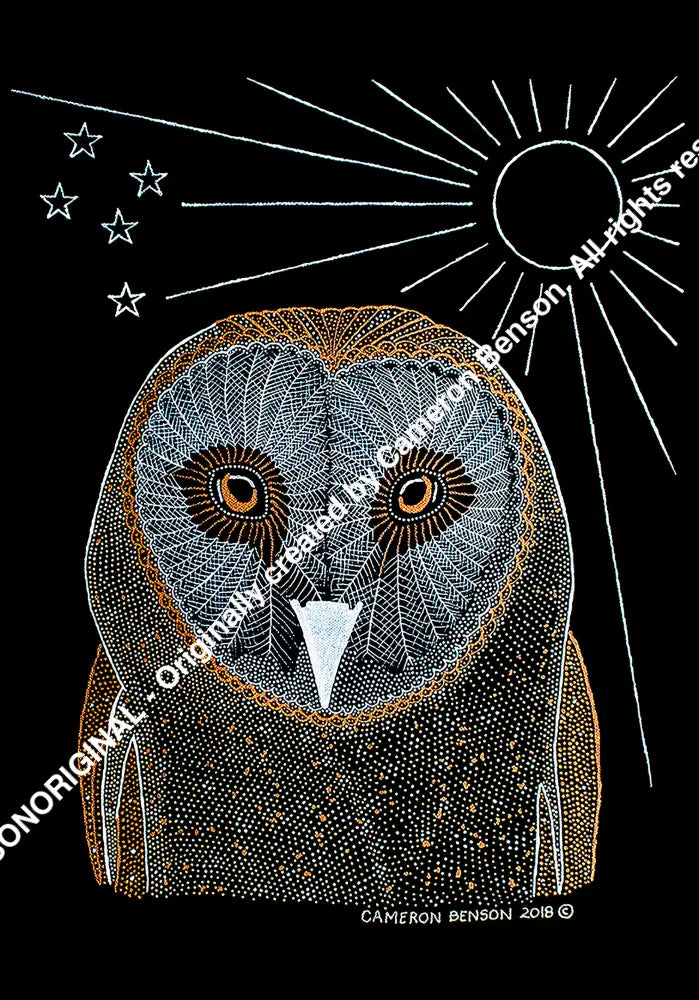 092 Owl Post Card