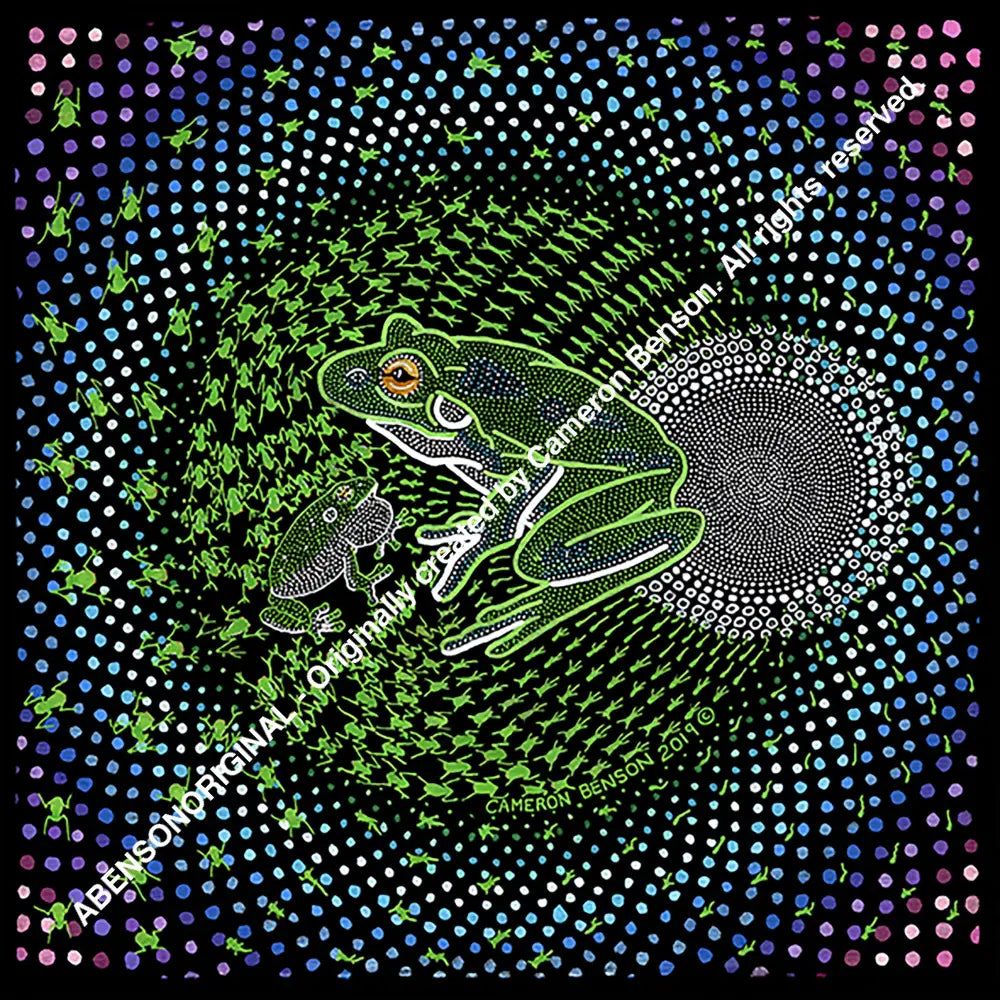 099 Frog Acrylic Coaster
