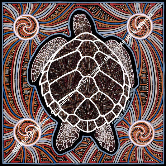 100 Turtle A4 - Square Print