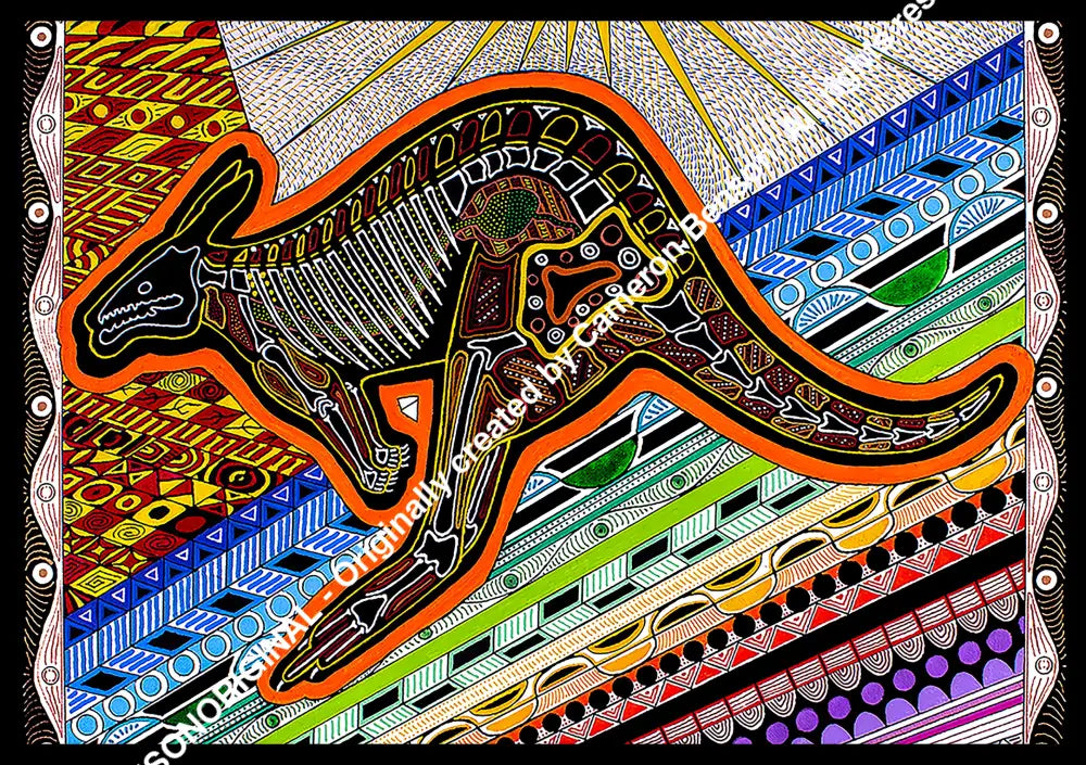 102 Aust Kangaroo Post Card