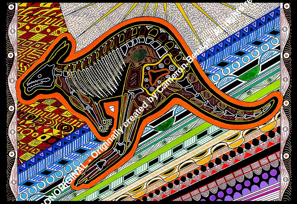 102 Australian Kangaroo Tee Towel