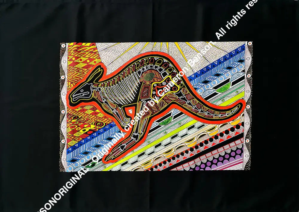 102 Australian Kangaroo Tee Towel
