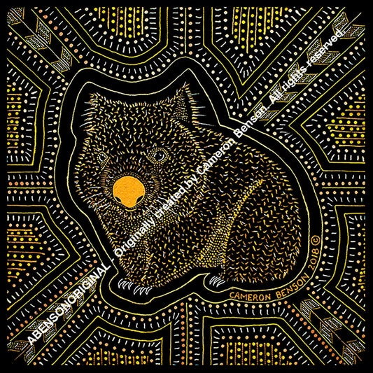 105 Wombat Acrylic Coaster