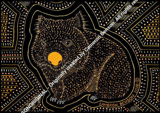 105 Wombat Post Card