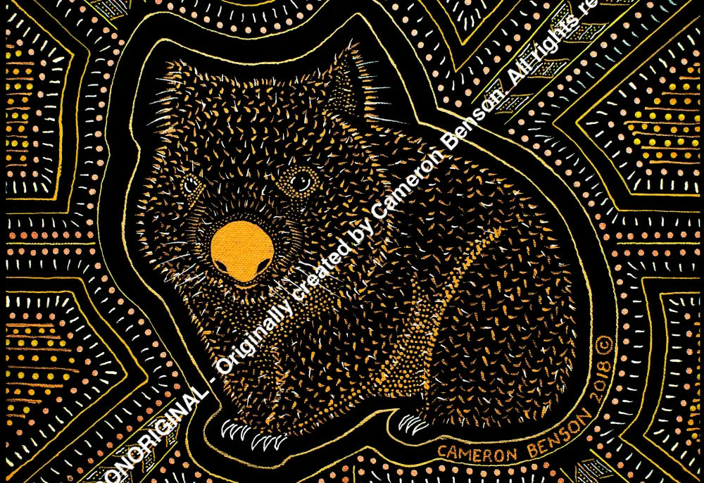 105 Wombat Tee Towel