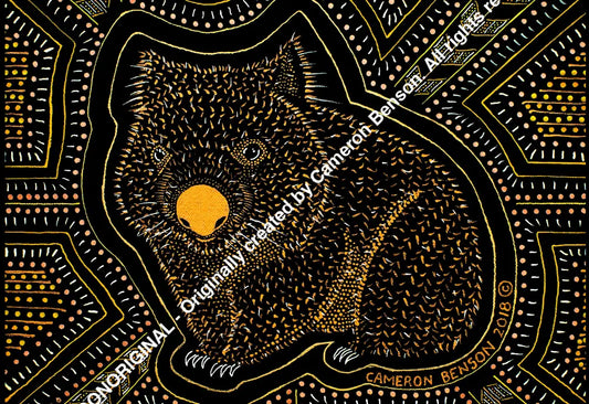 105 Wombat Tee Towel