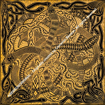 106 Snake Pit A4 - Square Print